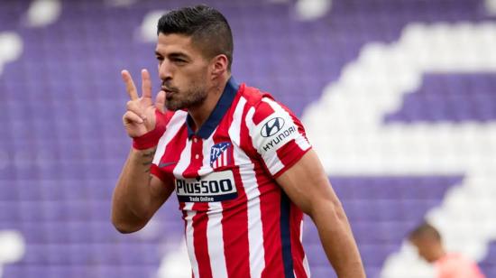 Luis Suárez, con la camiseta del Atlético Madrid, en 2022.