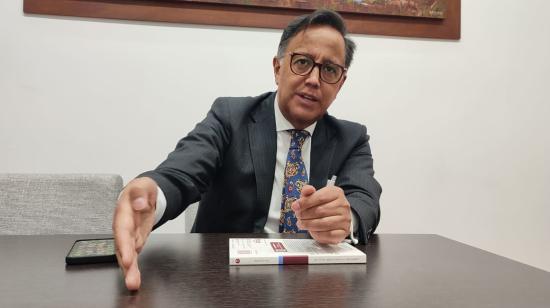 Diego Ordóñez, secretario de Seguridad Pública, en entrevista con PRIMICIAS, el 4 de agosto de 2022.