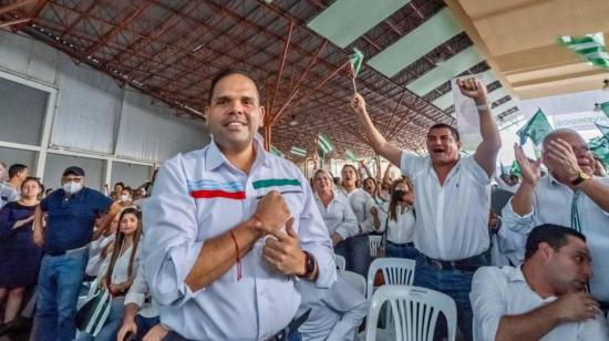 El movimiento Caminantes escogió a Byron Joza como candidato a la Alcaldía de Portoviejo, el 4 de agosto de 2022.