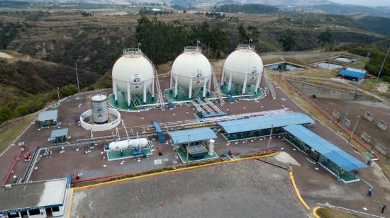 Terminal de Almacenamiento de Gas Licuado de Petróleo o de uso doméstico en Oyambaro, en Quito, el 14 de agosto de 2022.