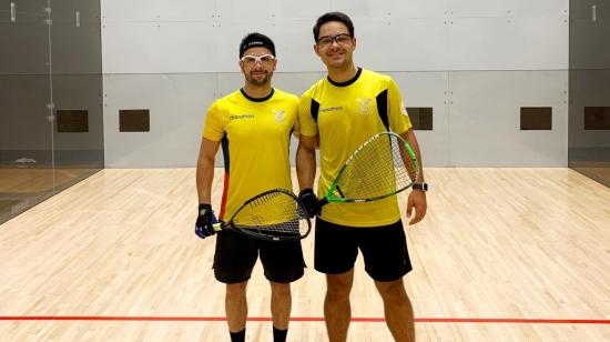 José Daniel Ugalde y Juan Francisco Cueva, en los Juegos Mundiales de Birmingham, el 10 de julio de 2022.