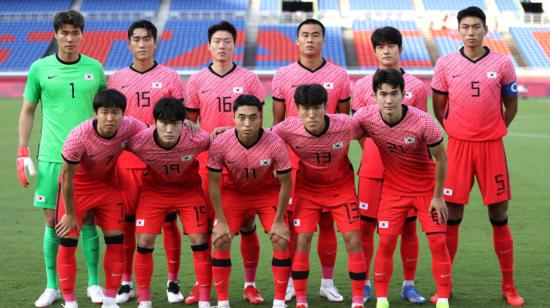 La selección de Corea del Sur, durante los Juegos Olímpico de Tokio 2021.