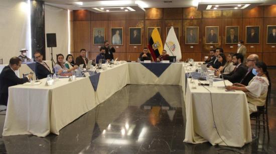 La mesa técnica para la construcción de la nueva Ley de Inversiones se instaló en la Asamblea este 26 de agosto de 2022.