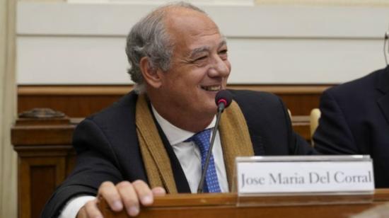 José María del Corral, director mundial de la Fundación Scholas Occurrentes, en un simposio de jóvenes, en el Vaticano, en 2019. Visitó Ecuador el 1 y 2 de septiembre de 2022.