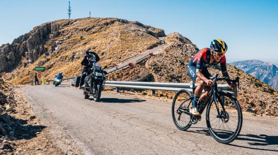 El carchense Richard Carapaz durante la Etapa 14 de la Vuelta a España, el 3 de septiembre de 2022. 