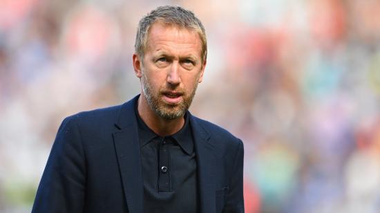 Graham Potter, durante un partido con el Brighton por la Premier League, en agosto de 2022.