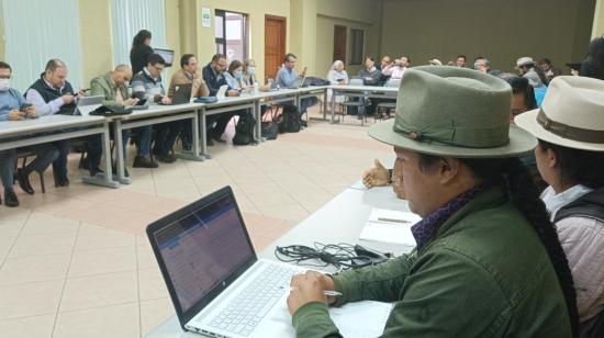 Reunión de la mesa de diálogo de Energía y Recursos Naturales el 6 de septiembre de 2022.