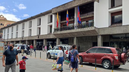 Vista del edificio del Municipio Quito, el 11 de julio de 2022.