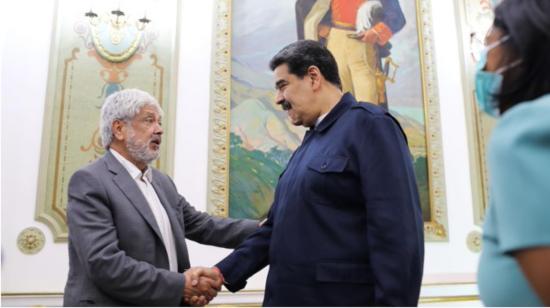 El presidente Nicolás Maduro se reunió con Germán Umaña, ministro de Comercio, el 9 de septiembre de 2022.