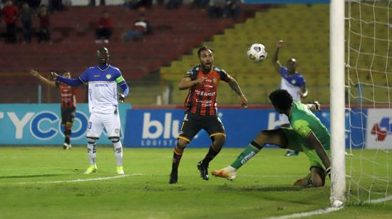 Deportivo Cuenca y Cumbayá igualaron a un gol en el estadio Alejandro Serrano Aguilar, el 16 de septiembre de 2022. 