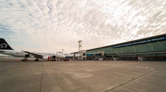 Imagen de la pista del Aeropuerto de Guayaquil.