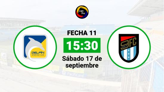 Delfín se enfrenta a 9 de Octubre el sábado 17 de septiembre desde las 15:30.