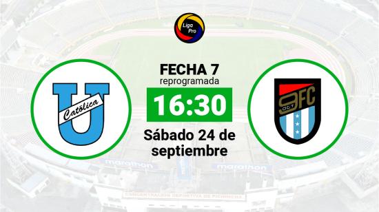 Universidad Católica se enfrenta a 9 de Octubre, el sábado 24 de septiembre desde las 16:30.