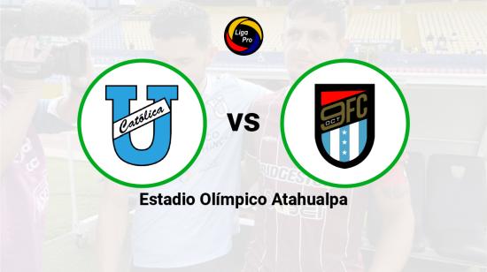 Universidad Católica se enfrenta a 9 de Octubre en el estadio Olímpico Atahualpa el sábado 24 de septiembre de 2022.