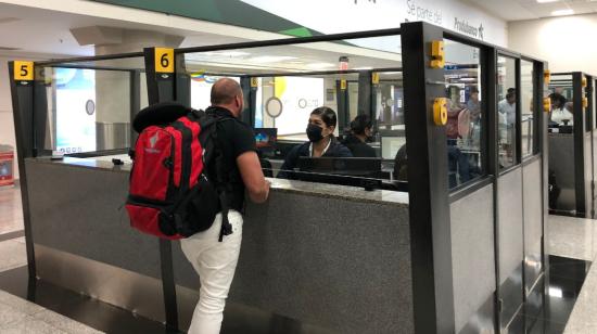 El Aeropuerto Internacional José Joaquín de Olmedo, en Guayaquil, en septiembre de 2022.