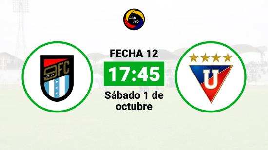 9 de Octubre se enfrenta a Liga de Quito el sábado 1 de octubre desde las 17:45. 