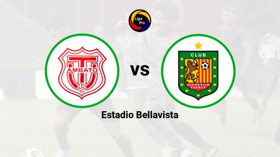 Técnico Universitario se enfrenta a Deportivo Cuenca en el estadio Bellavista el 3 de octubre de 2022.