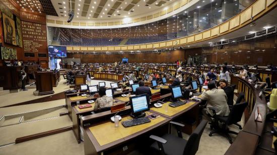 El Pleno de la Asamblea, en sesión de este 13 de octubre de 2022.