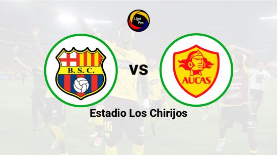 Barcelona se enfrenta a Aucas en el estadio Los Chirijos el 16 de octubre de 2022.