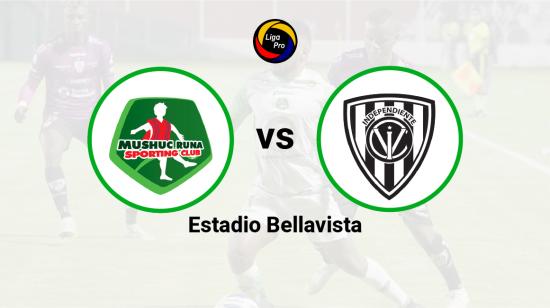 Mushuc Runa se enfrenta a Independiente del Valle en el estadio Bellavista el 16 de octubre de 2022.