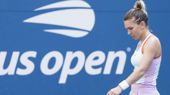 Simona Halep, durante un partido del Abierto de Estados Unidos, el 29 de agosto de 2022.