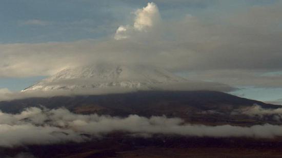 Panorámica del volcán Cotopaxi, este sábado 22 de octubre de 2022. 