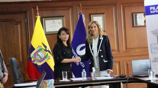 Posesión de María de Los Ángeles Rodríguez como vocal en el Directorio del IESS. Quito, 29 de octubre de 2022