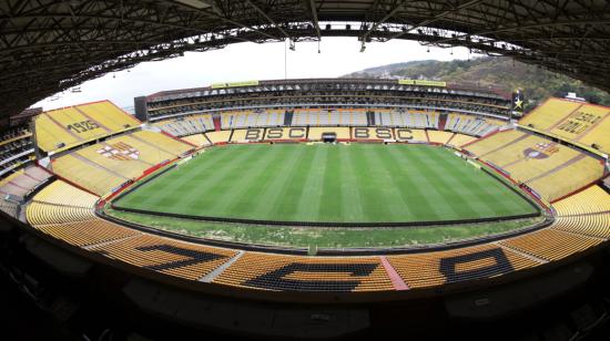 Imagen del Estadio Banco Pichincha de Barcelona.