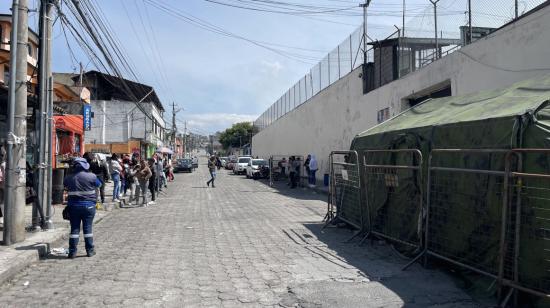 Los exteriores de la cárcel de El Inca, en el norte de Quito, el 8 de noviembre de 2022.