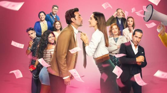 Los actores Carmen Villalobos y Sebastián Martínez son los protagonistas de este 'culebrón' lleno de amor y risas.