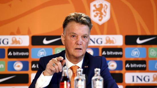 Louis Van Gaal, seleccionador de los Países Bajos, durante una rueda de prensa el viernes 11 de noviembre de 2022.