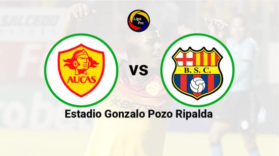 Aucas se enfrenta a Barcelona en el estadio Gonzalo Pozo Ripalda, el domingo 13 de noviembre de 2022.