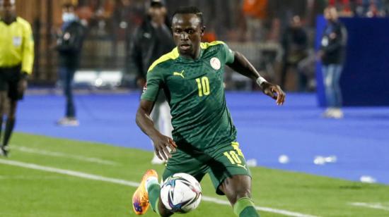 El delantero senegalés Sadio Mané, durante un partido con su selección, en 2022.