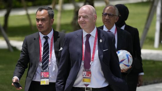 Gianni Infantino, presidente de la FIFA, durante la cumbre del G20 en Bali, Indonesia, el 15 de noviembre de 2022. 