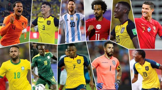 11 jugadores de distintas selecciones que disputarán el Mundial de Qatar 2022.