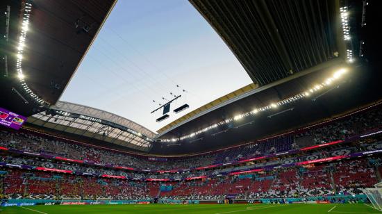 Vista panorámica del estadio Al Bayt, en Qatar, el domingo 20 de noviembre de 2022.