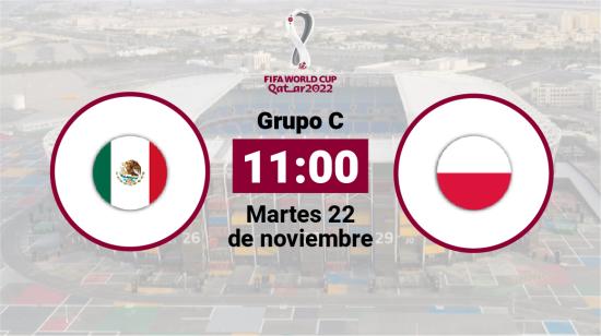 México enfrenta a Polonia en la primera fecha del Grupo C del Mundial de Qatar, este martes 22 de noviembre de 2022.