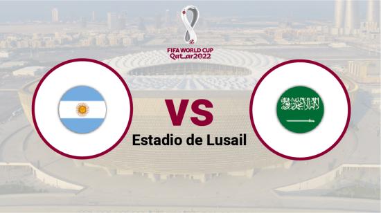 Argentina se enfrenta a Arabia Saudita en el primer partido del Grupo C del Mundial de Qatar.