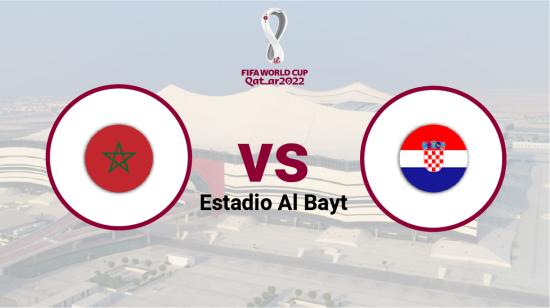 Marruecos se enfrenta a Croacia en la primera fecha del Grupo F del Mundial de Qatar, este miércoles 23 de noviembre de 2022.
