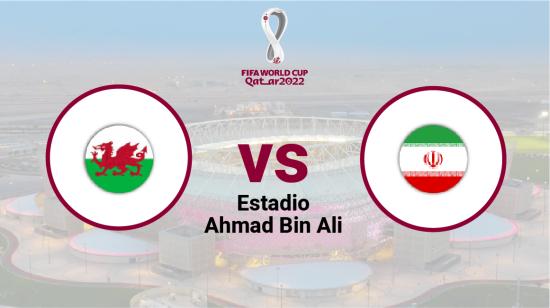 Gales se enfrenta a Irán en el estadio Ahmad Bin Ali, el 25 de noviembre de 2022.