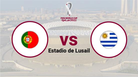 Portugal se enfrenta a Uruguay en la segunda fecha del Grupo H del Mundial de Qatar en el estadio de Lusail.