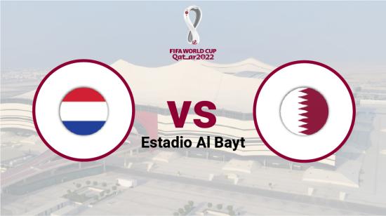 Países Bajos se enfrenta a Qatar en el estadio Al Bayt el 29 de noviembre de 2022.