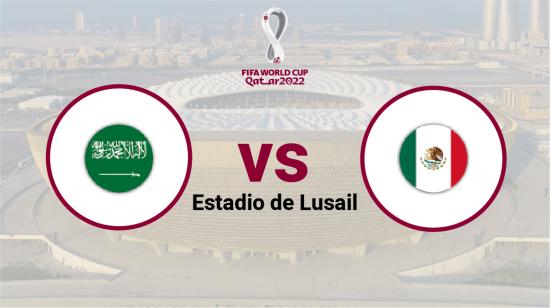 Arabia Saudita se enfrenta a México en el estadio de Lusail, el 30 de noviembre de 2022.