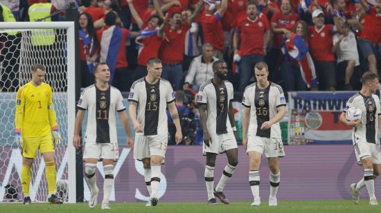 Los jugadores de Alemania durante el partido ante Costa Rica en el Grupo E del Mundial, el 1 de diciembre de 2022.