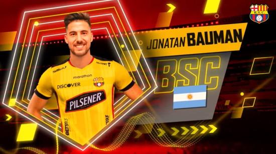 Barcelona presentó a Jonathan Bauman como su nuevo jugador para 2023.