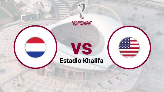 Países Bajos y Estados Unidos se enfrentan por los octavos de final del Mundial de Qatar.