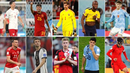 Estas 10 figuras se despidieron del Mundial de Qatar antes de los cuartos de final.