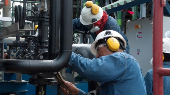 Trabajos de recuperación de pozos en el campo Coca  - Payamino en el bloque 7, operado actualmente por la petrolera estatal Petroecuador, del 23 de junio de 2022.