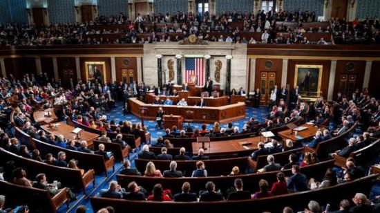 Imagen de archivo del Congreso de Estados Unidos, que la noche del 15 de diciembre aprobó la ley de Asociación Estados Unidos-Ecuador 2022.