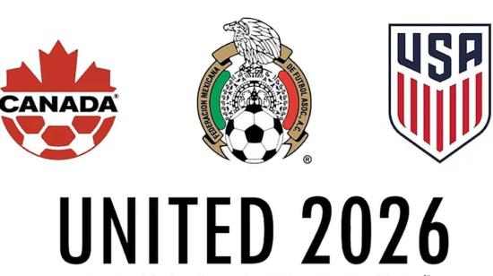 Canadá, México y Estados Unidos organizarán el Mundial 2026. 